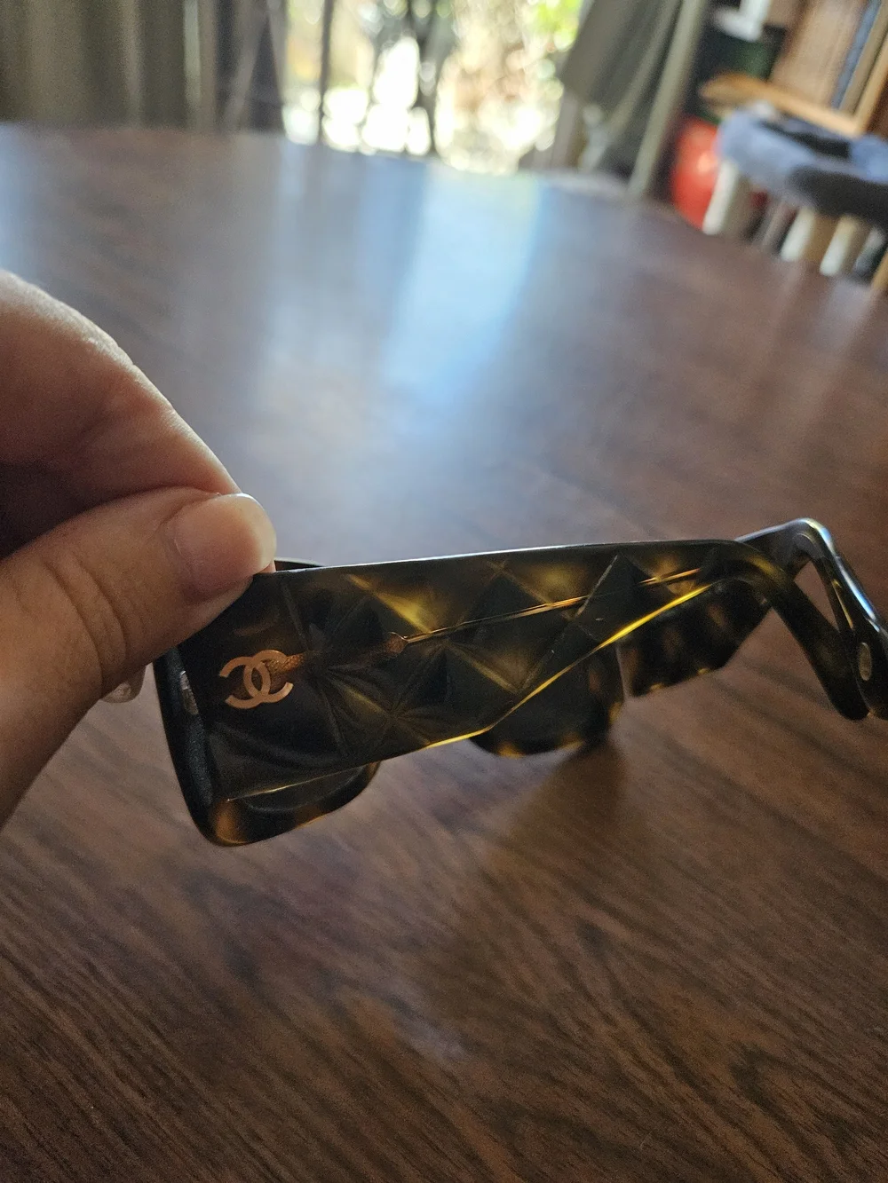 CHANEL Oversized Square Sunglasses - Tortoiseshell Brown